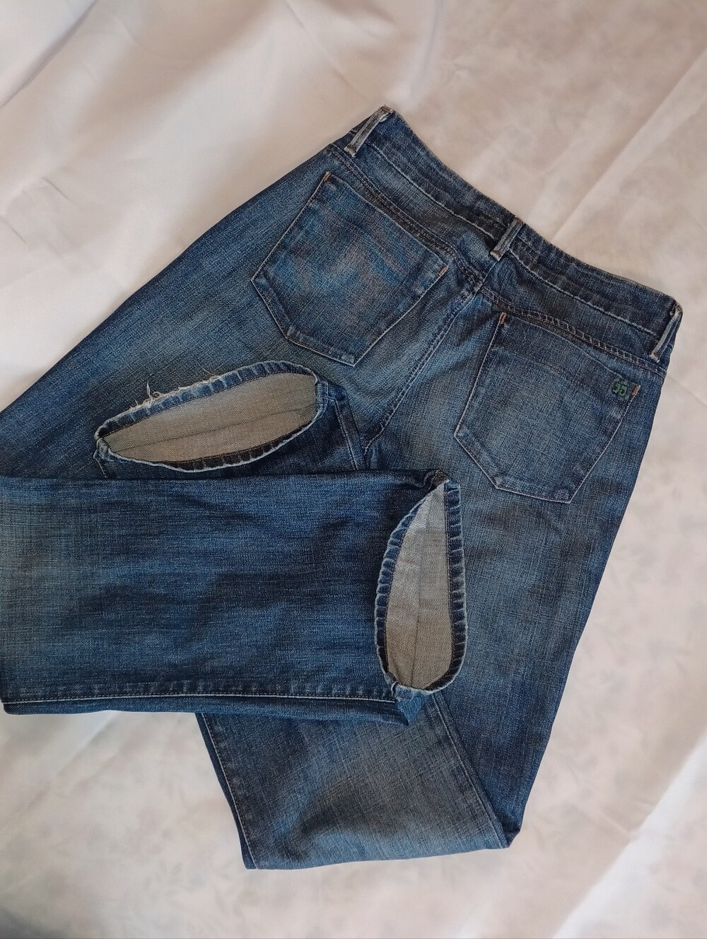 Women's Blue Distressed Sienna Bootleg Joe's Jeans JD